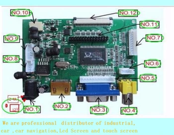 

Free shipping HDMI VGA 2AV 50PIN TTL LVDS Controller Board Module Monitor Kit for Raspberry PI LCD AT070TN92 7dd1+1 FPC Panel fr