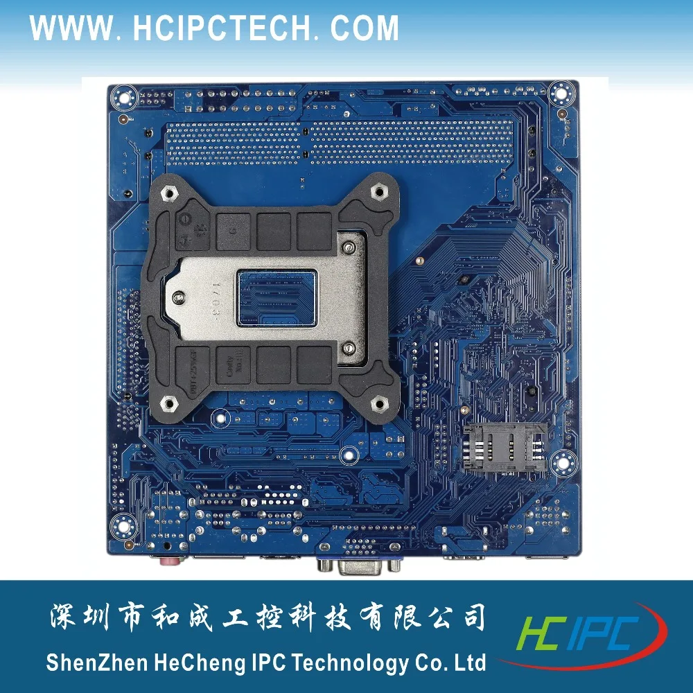 Материнская плата HCIPC 2043-3 ITX-HCM61X11F, LGA1155 H61 Mini ITX, 2 MPCIE, PCIE 16X, 2 SATA, 1COM, SPDIF, GPIO, 1LAN, 2DDR3, 8USB, VGA+ HDMI, ATX