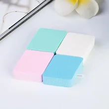 4 шт. макияж ромбовидный спонж Губка косметическая пудра Макияж безупречный уход за лицом гладкие мягкие инструменты