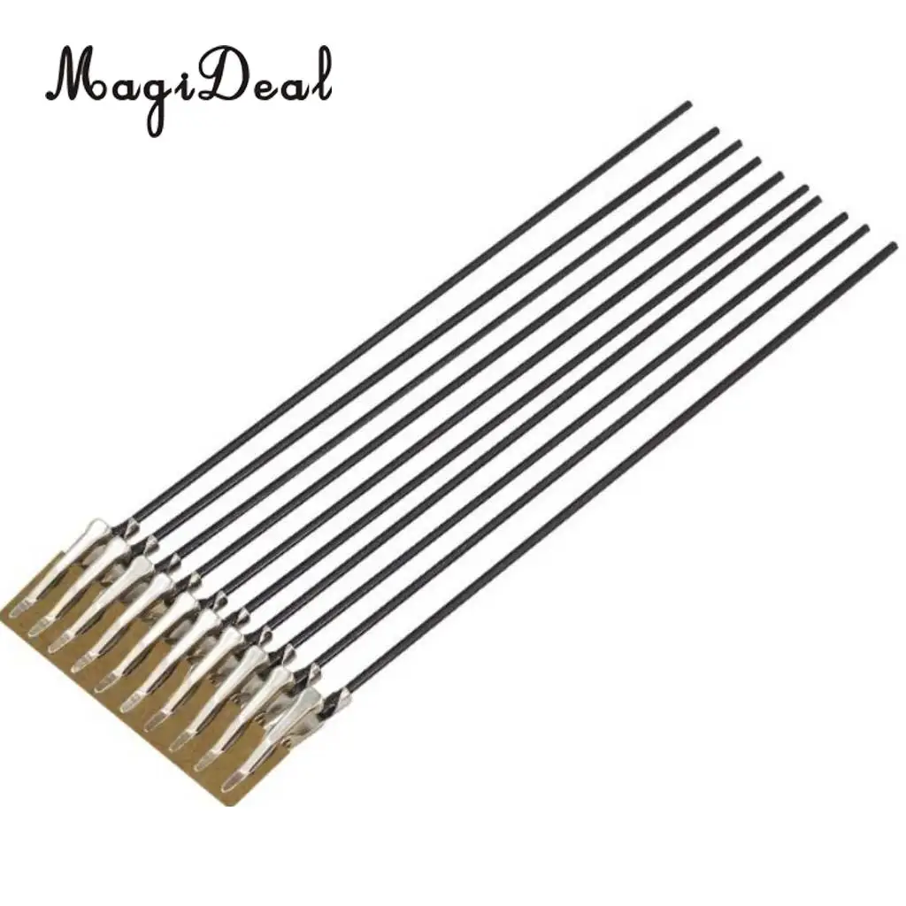 10 Pieces Metal DIY Model Painting Kits Color Clips for Craft Wood Working Accessories 22cm