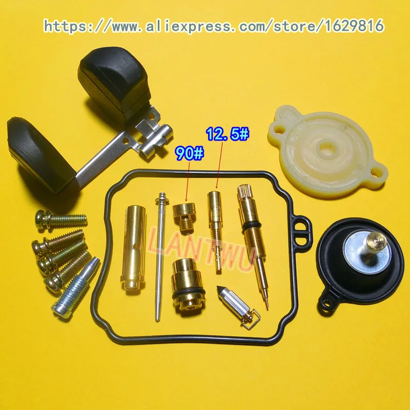 

(1 set of $ 26)YM Drag Star XVS400 4TR/5KP motorcycle Mikuni carburetor repair kit Kit With plastic float And small diaphragm