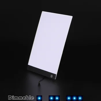

Dimmable Ultra Thin A4 LED Light Tablet Pad Apply to EU/UK/AU/US/USB Plug Diamond Embroidery Diamond Painting Cross Stitch Kits