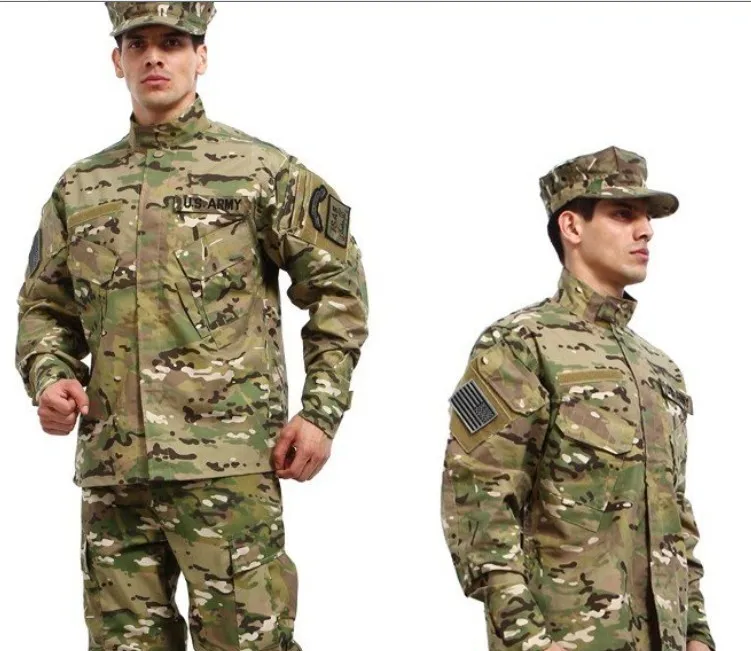 Камуфляжная, с расцветкой Мультикам военные костюмы для боевой тренировки тактическая камуфляжная форма армии США CS военная игра Пейнтбол униформа, пальто+ брюки - Цвет: CP