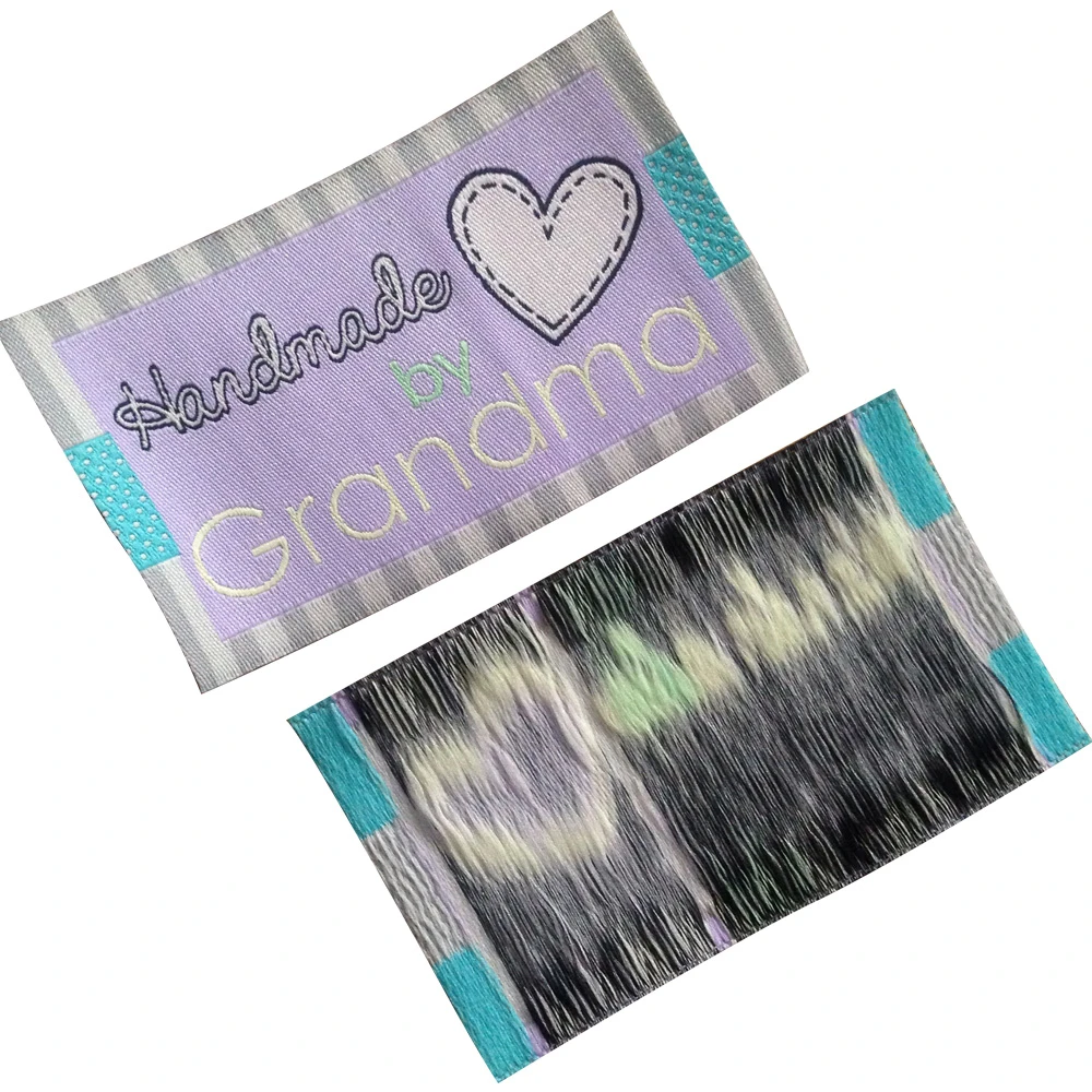 Customized Garment Label Sew Name Tags For Clothing Custom Fabric  Embroidered Labels For Clothes Handwork Needlework Accessories