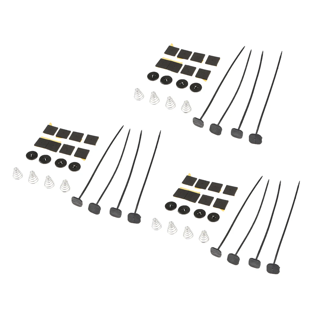 Electric Fan 3 Set Electric Radiator Fan Ties Straps Mounting Kit Universal Strap Tie Fans