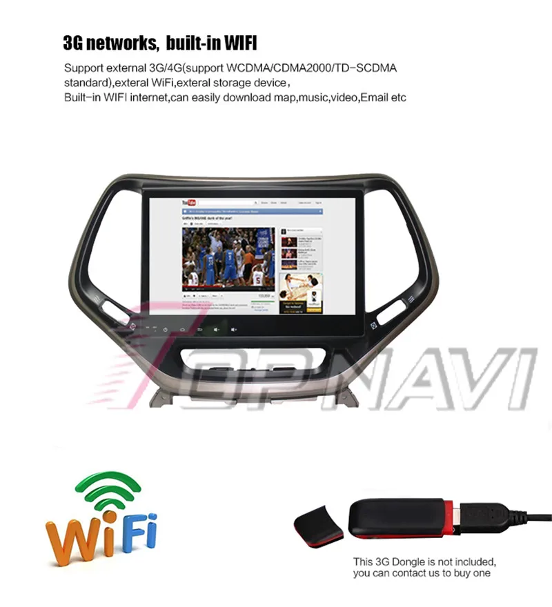 autoradio 2 din For Jeep Cherokee 2016