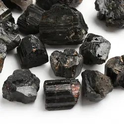 2019 Новый 50 г/упак. натуральный черный турмалин с украшением в виде кристаллов драгоценных камней Коллекционные вещи грубый камень образец
