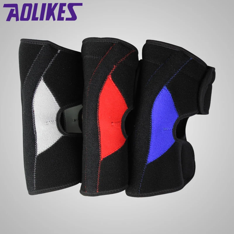 Aolikes 1 шт. пружинный наколенник силиконовый нескользящий дышащий спортивный для
