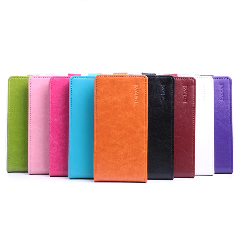 

For Oneplus 3 3T Phone Case Pure Color [Up-down Open] Vertical Flip Premium PU Leather Case Cover Factory Price
