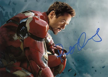 

signed Robert Downey Jr autographed photo autographs 7 inches free shipping 122017c