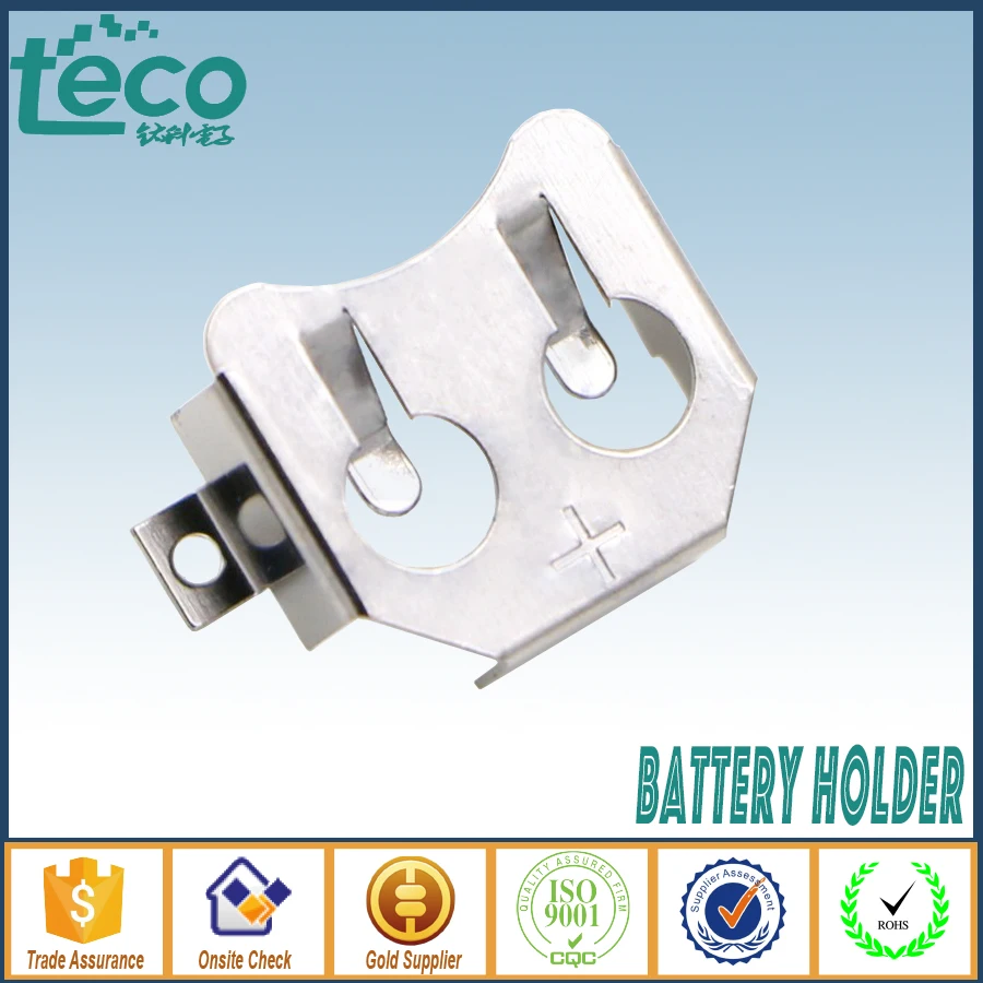 

10PCS/LOT SMT Type Coin Cell Holder for LR44,SR44,AG13,L1154,303,357,MS76 Battery TBH-LR44-M01