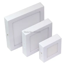 Квадратная панель светодиодная настенная потолочные лампы лампа 6 Вт/12 Вт/18 Вт AC85-265V