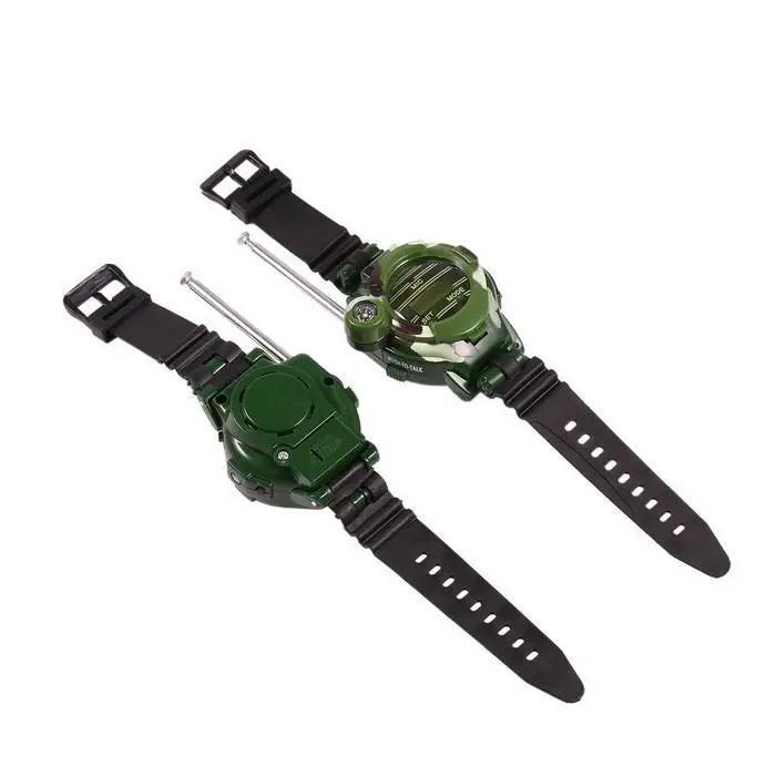 Walkie Interphone Toy Toys Watches Talkie 2PCS Children Outdoor Gifts Green 100m x