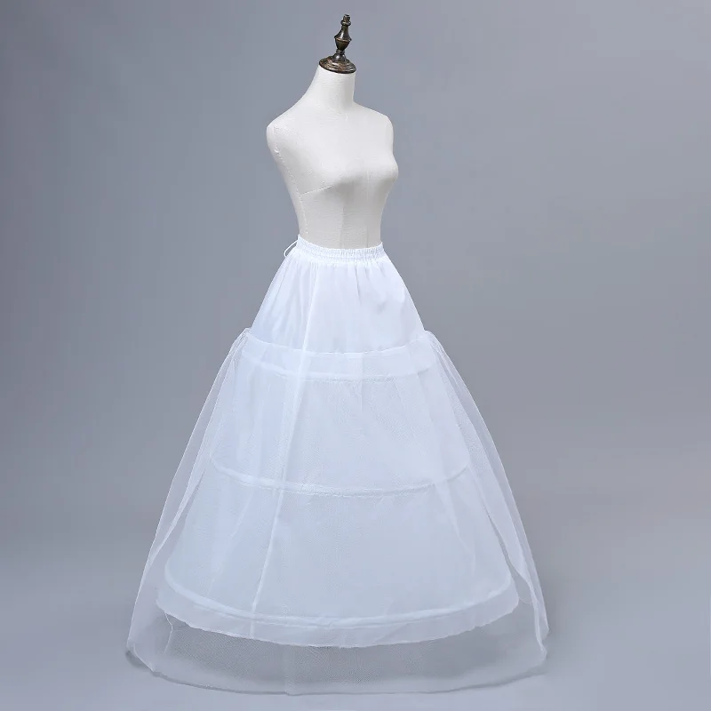 E JUE SHUNG Высокое качество белые нижние юбки 3 кольца свадебные аксессуары для свадебных платьев свадебные платья