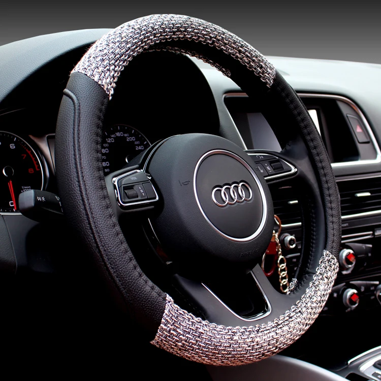 

Car genuine leather steering wheel cover uluibau hatchards fox the family for lavida triumphant more for MAZDA steering car