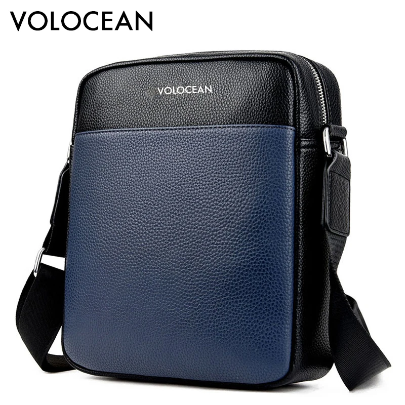 

New 2017 Casual Business Mens Messenger Bag Famous Brand Design PU Leather Men Bag Fashion Mens Cross Body Bag