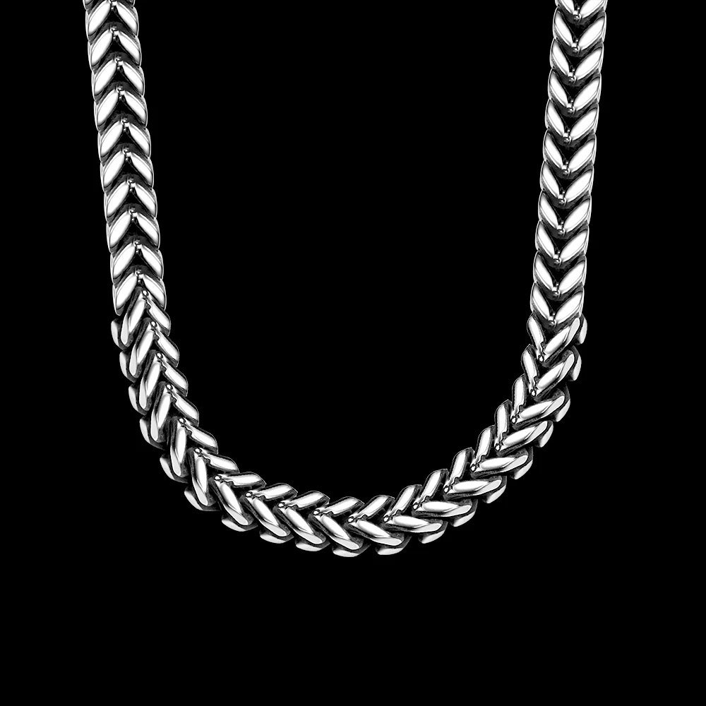 Популярное классическое мужское ожерелье с символами N062 ожерелье ювелирное изделие Прямая с фабрики 925 серебро