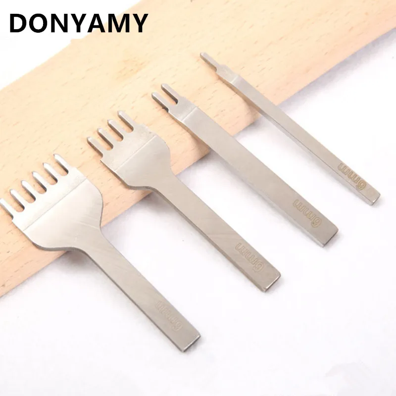 Инструменты для пробивки кожи DONYAMY 5/6 мм перфораторы отверстий в коже DIY