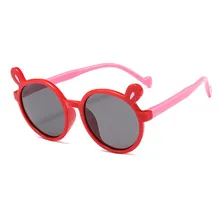 ESHIHAN зеркало Дети солнцезащитные очки мальчики девочки поляризационные силиконовые безопасности солнцезащитные очки подарок для детей Baby UV400 gafas-де-сол
