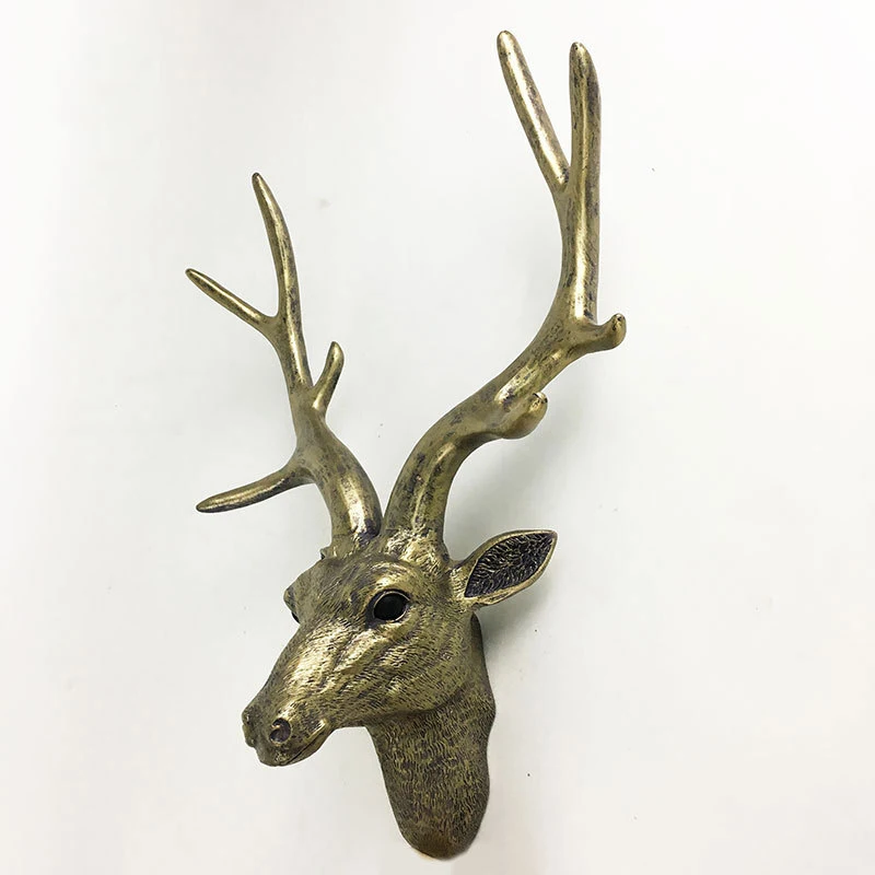 Смола голова оленя Настенный декор|decorative decorative|decoration walldecorative resin |
