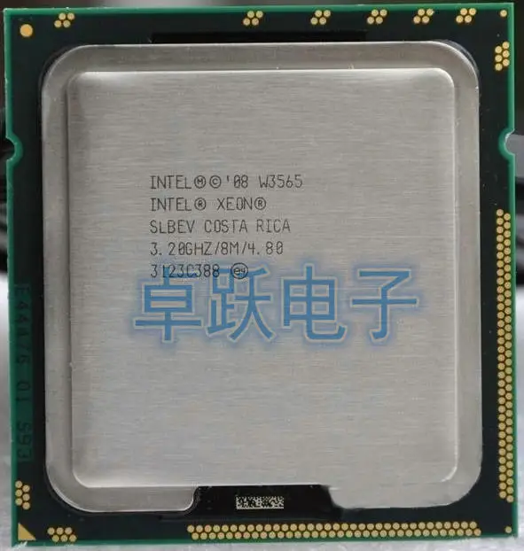 Процессор lntel W3565 3 2 ГГц/LGA1366/8 Мб/L3 кэш/четырехъядерный/серверный ЦПУ (100% рабочий