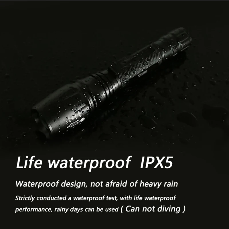 Litwod Z10V5 XHP50 Мощный светодиодный тактический фонарик масштабируемый