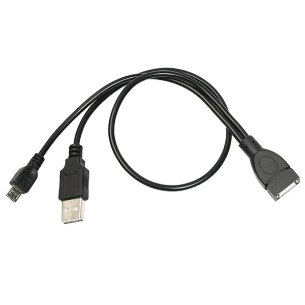 Топ 1 шт. микро USB хост OTG кабель с вилкой адаптер питания | Электроника