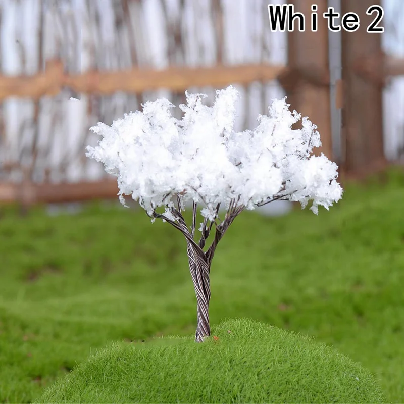 

Mini Colorful Trees Micro Landscape Tree Decoration Figurines DIY Ornaments Home Decoration