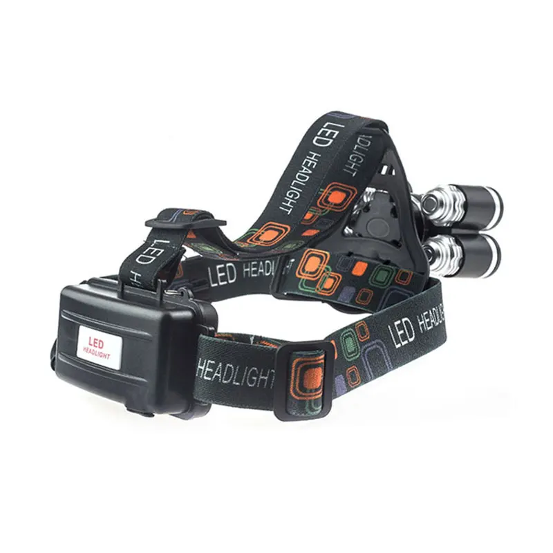 

80000LM 5 LED XML-T6 Rechargeable USB Headlamp Head Light MJJ88