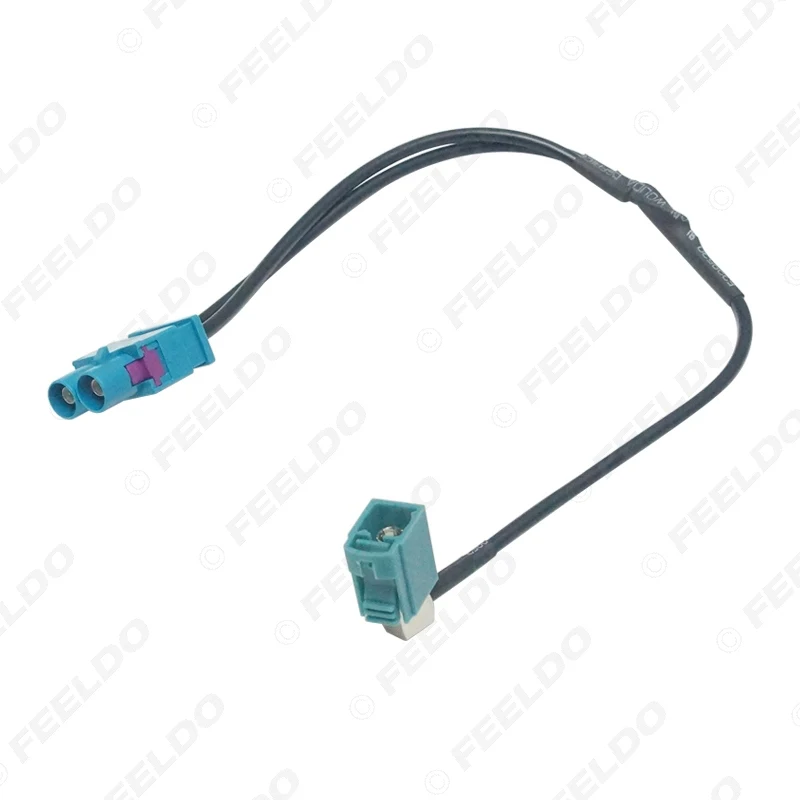 Автомагнитола FEELDO с усилителем для Volkswagen/Skoda/Audi 1 Way Female 2 Male антенной и OEM головное