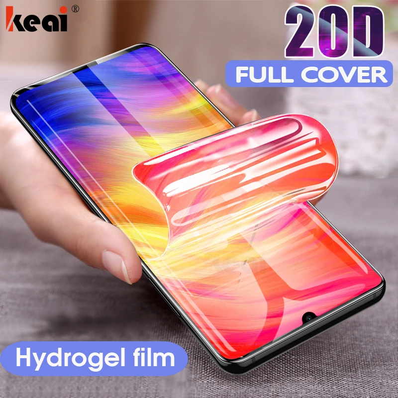

20D Full Cover Hydrogel Film For Xiaomi Redmi Note 7 6 5 Pro Screen Protector For Redmi 6A 5 Plus S2 4X Protective Soft Film