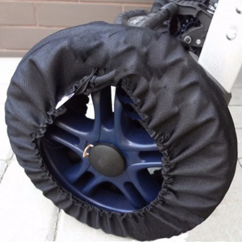 Анти-грязное покрытие колеса пыленепроницаемый новорожденный Оксфорд ткань коляска S/L Размер зонт для детской коляски для колес коляски протектор