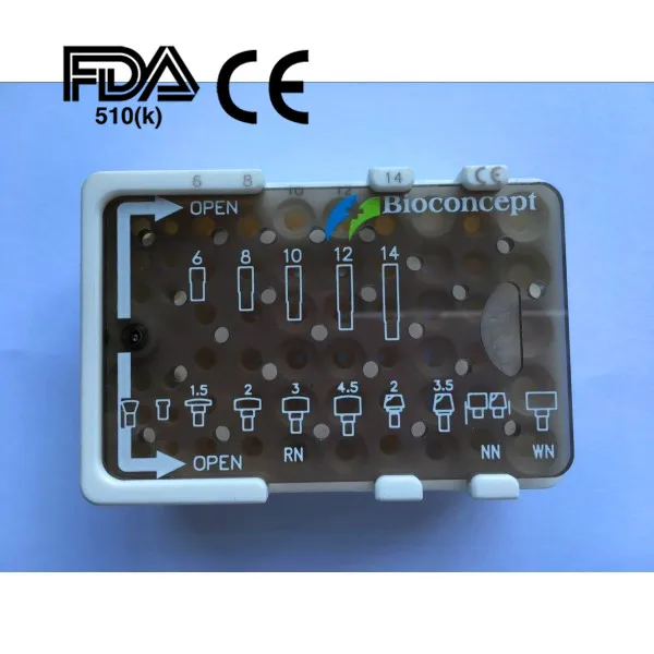 

Screw container, with lid, for Surgical cassette
