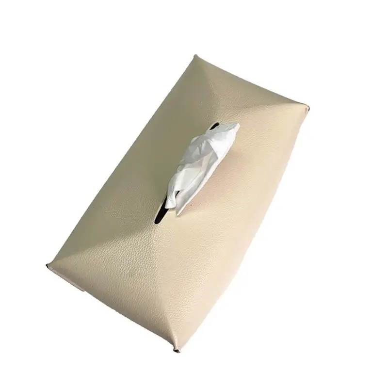 1 шт. коробка для салфеток декоративная Кожа PU многоцелевой бумажная упаковка для салфеток Держатель бумажный контейнер для полотенец для гостиницы офиса дома - Цвет: As Shown