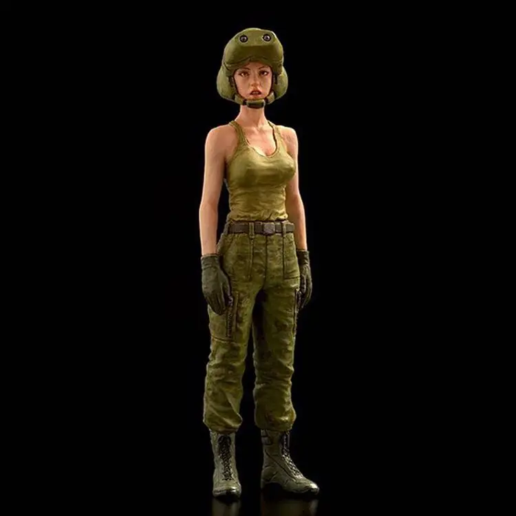 Details about   1:35 resin model figure kit Standing female soldier Garage Kit R4620 unassembled 