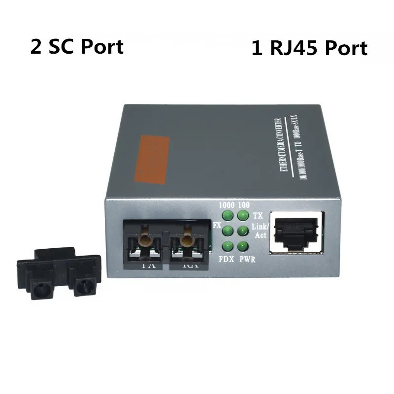 1pair Gigabit Transceiver HTB GM 03 2KM Multimode Fiber Optic