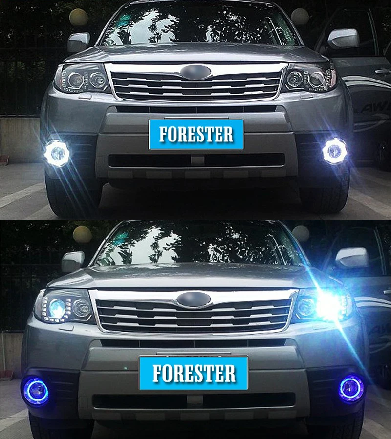 Для Subaru Forester 2009 2010 2011 2012 синий указатель поворота реле Водонепроницаемый ABS дневные ходовые огни Светодиодные лампы 12V Светодиодный дневной светильник SNCN