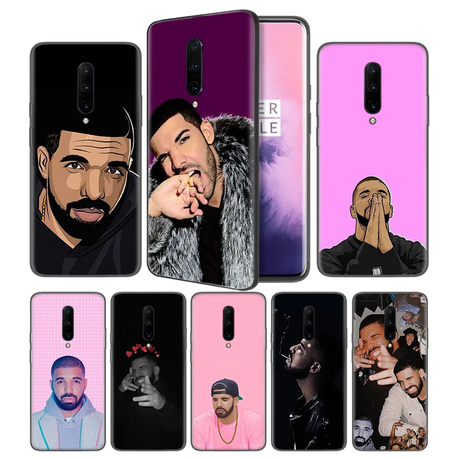 Drake Trap Rapper Soft Black Silicone Case Cover for font b OnePlus b font 6 6T