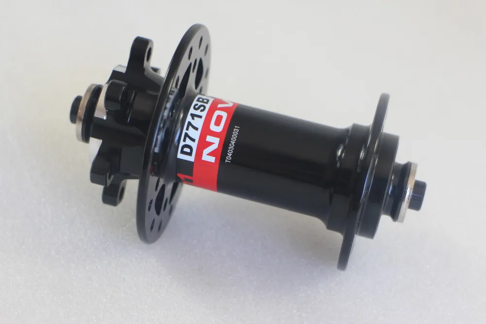 3 в 1 Novatec D771SB MTB дисковый тормоз QR Передняя втулка с 28 отверстиями черный красный 100