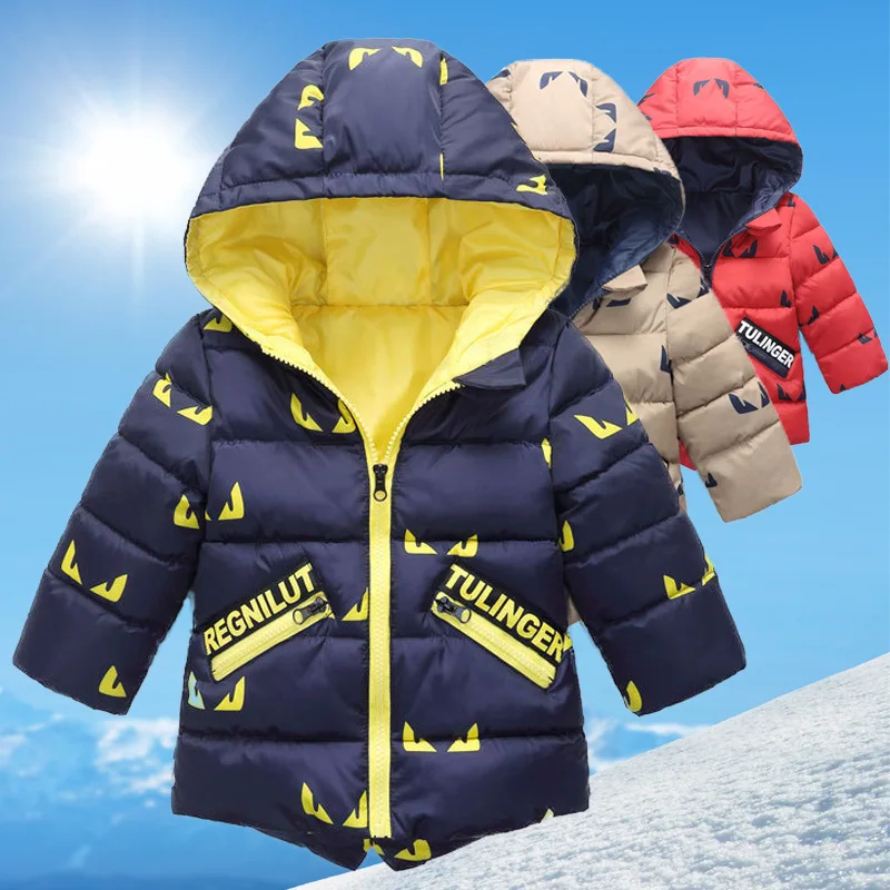 BibiCola/детские куртки для мальчиков зимняя хлопковая верхняя одежда с героями мультфильмов для детей, худи пуховые парки bebe, плотный Снежный комбинезон, одежда