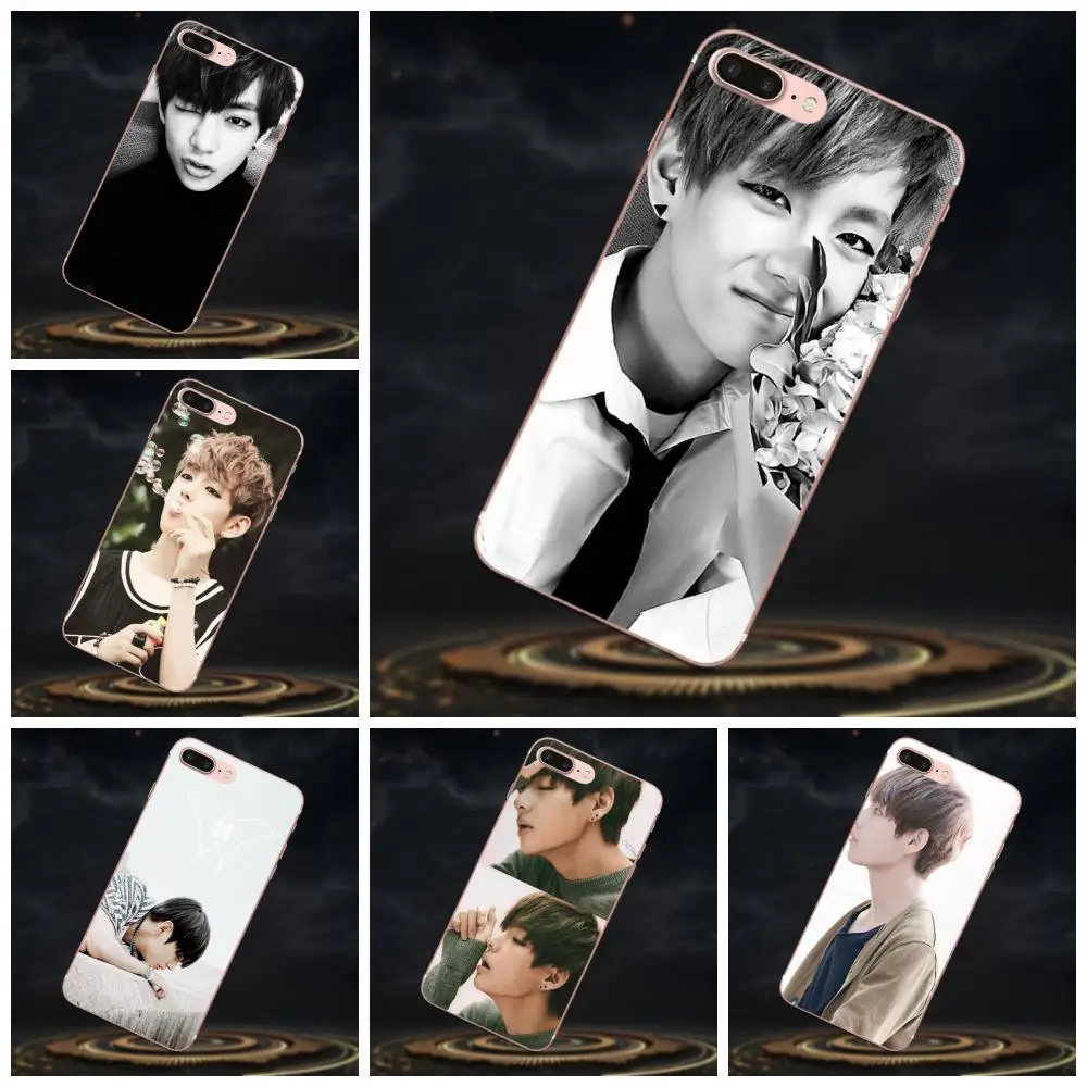 

For Xiaomi Redmi Note 2 3 3S 4 4A 4X 5 5A 6 6A Pro Plus Unique Shell Transparent TPU Bangtan Boys Taehyung Run