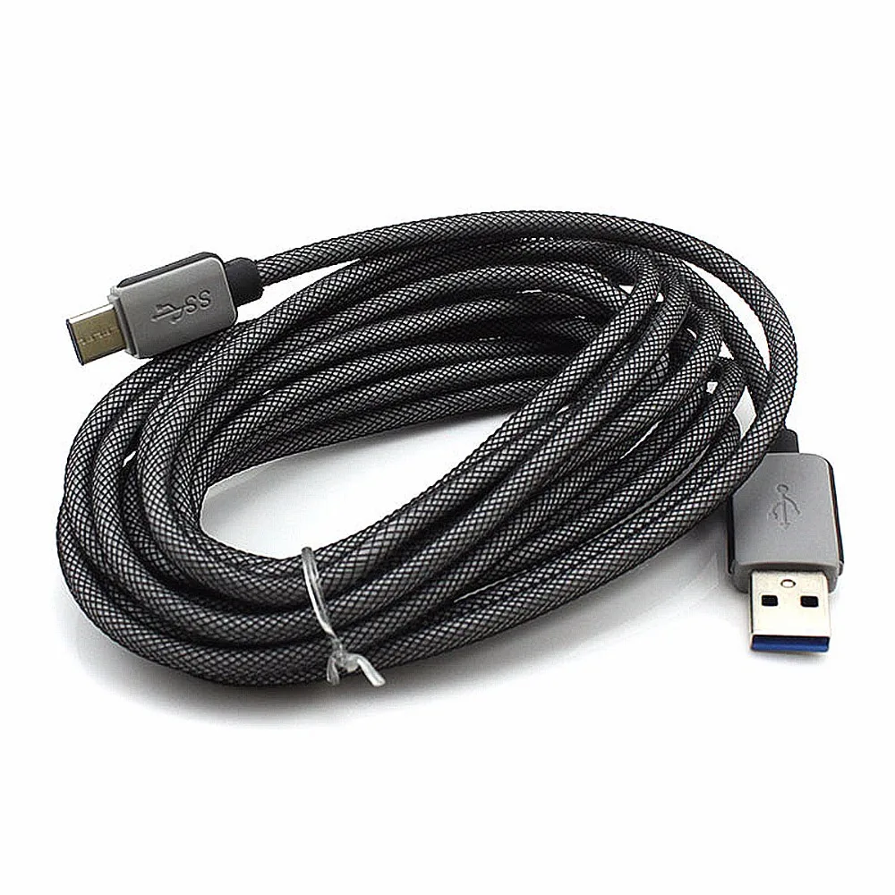 Кабель USB Type C SOONHUA плетеный кабель для быстрой зарядки и передачи данных 5 В 2 1 А