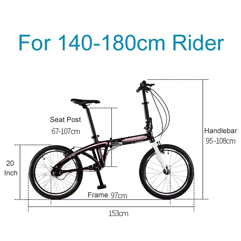Excellent TDJDC D20, 20" 3 Gear No-Chain Folding Road Bike, Sport Bicycle, Shaft Drive Bike, Light Weight Aluminum Alloy Frame 3
