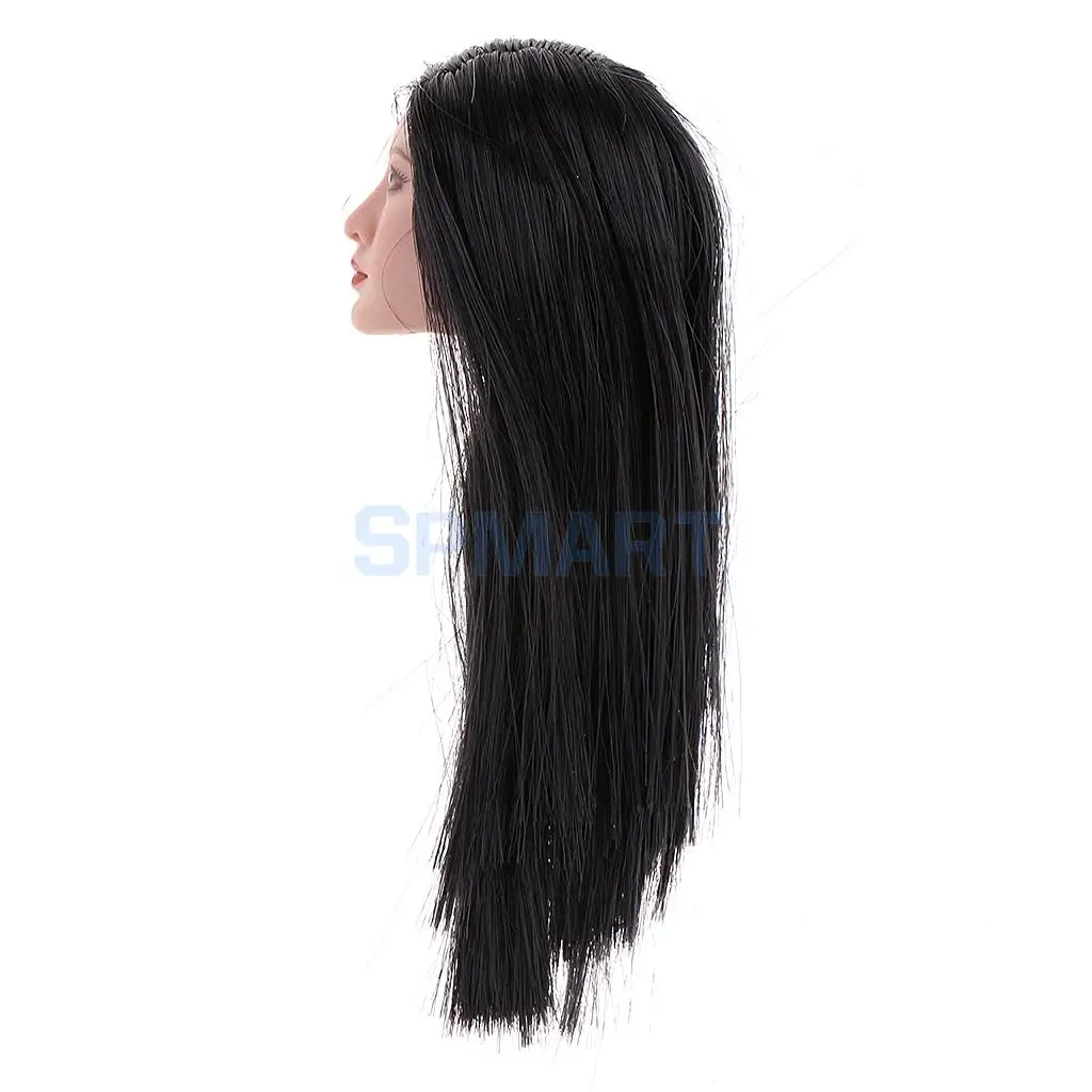1/6 Asian Beauty Soldiers Head Sculpture Sculp for 12inch   Hot Stuff  Kumik Action Figure