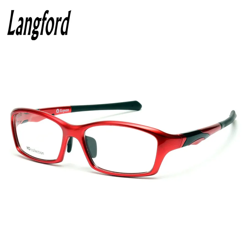 

Langford glasses frame cool man streamline myopia prescription eyeglasses full-frame Non-slip red optical nose pards 2105