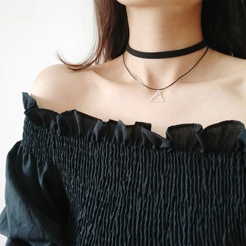 

Fashion Sexy Clavicle Choker Necklace Party Women Neck Accessories Vintage Geometry Chokers Charm Wedding Party Neck Chain