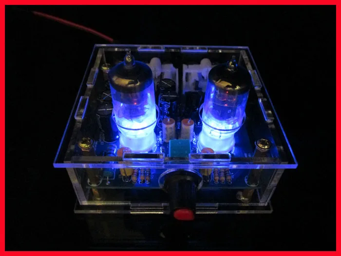 TIANCOOLKEI 6J1 tube preamp amplifier board Pre amp Headphone amp 6J1 valve preamp bile buffer diy kits