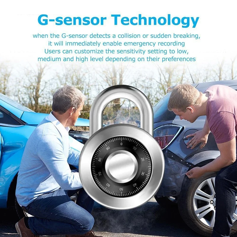 VicTsing 1080P One-way Car Recorder Navigation FHD Monitor DVR Camera ADAS Video Recorder G-sensor