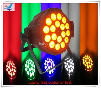 

6pcs+flight case LED Par Can 18x15w RGBWA 5 N 1 Party Stage Bar Show Lighting