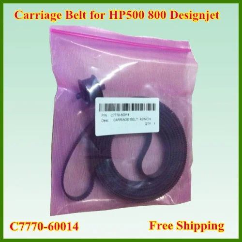 

2pcs Super quality C7770-60014 42inch New Plotter Carriage Belt For HP designjet 500 800 Plotter spare Parts